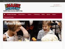 Tablet Screenshot of newmagicacademy.com